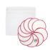 Imsevimse - Kozmetické odličovacie tampóny z biobavlny - Pink 10 ks